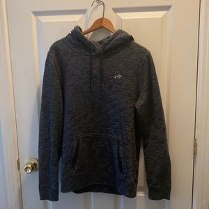 Hollister hoodie men’s small pullover with hood zip pockets. Navy blue